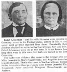 Enkle and Hermina Ackerman