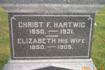 Christ and Eliz. &lrm;(Henn)&lrm; Hartwig