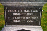 Christian F. and Elizabeth &lrm;(Hennn)&lrm; Hartwig