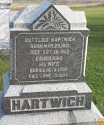 Gottlieb and Fredericka &lrm;(Rease)&lrm; Hartwich