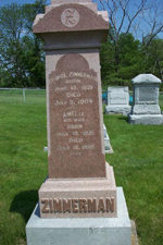 George and Amelia &lrm;(Leuver)&lrm; Zimmerman
